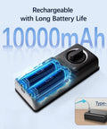 Video Smart Lock All In One Fingerprint Door Lock With Wide Angle Camera And Two Way Video Doorbell Wifi Deadbolt Indoor Screen And Smartphone App Featuring No Sweat Quick Install For Totally Secure Daily Protection 10000mAh rechargeable battery.