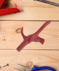 Fencing Replacement Grip And Stable Handle For Foil Stainless Steel Build Easy Install Safe Hand Guard on wooden surface