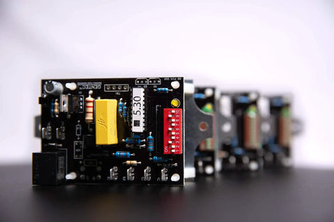 Heavy Duty Rotary Phase Converter 15 Hp One To Three Phase Smart Series For CNC Machines circuit board close-up with components.