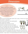 ZE109 Ceiling Fan Light Switch Replacement 2 Pack Pull Chain On Off Switch For Ceiling Fans Lamps And Wall Lights Instructions