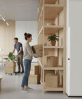 Heavy Duty Self Adhesive Wall Corner Protectors Peel And Stick Corner Guards For Quick Home Refresh shown in an office space with shelves.