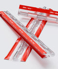 Clear Acrylic Hinges 12 Inch Four Pack Self Adhesive No Glue Needed Transparent 300mm Piano Hinges for Cabinets Boxes