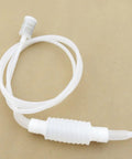 6 Pack Anti Blocking Front Screen Siphon Pump For Oil And Gas Emergency Transfer Portable Hand Pump For Gasoline Water And Other Liquids Ideal For Lawn Mowers Trimmers And Small Engines white plastic hose with inline pump