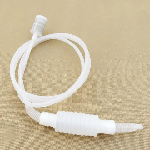 6 Pack Anti Blocking Front Screen Siphon Pump For Oil And Gas Emergency Transfer Portable Hand Pump For Gasoline Water And Other Liquids Ideal For Lawn Mowers Trimmers And Small Engines white plastic hose with inline pump
