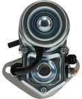 Top view of Replacement 12V Starter For Airboat Motors 2KW CW Rotation 11 Tooth 2 Bolt Mount Ready To Drop In Continental Lycoming.