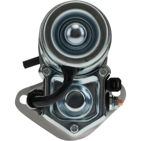 Top view of Replacement 12V Starter For Airboat Motors 2KW CW Rotation 11 Tooth 2 Bolt Mount Ready To Drop In Continental Lycoming.
