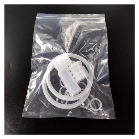 15 Plus 2 Pcs Silicone Seal Rings Gaskets Tubes And Components Set For VEVOR Ice Cream Machines And YKF Soft Serve Makers Replacement Spare Parts Easy Install Durable High Quality in a clear bag