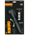 Bike Wheel Care Kit Black For All Bikes With High Quality Cleaning Brushes Degreaser Lubricant And Easy Install Tools packaging