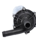 Front view of an Electric Auxiliary Engine Water Pump For Select Chevy Silverado 1500 Ford F 150 Mustang GMC Sierra 1500 Range Rover Range Rover Sport