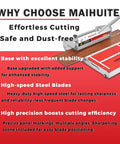 10 Mm All In One Vinyl Cutter Pro Floor Cutting Tool Ready Out Of The Box With A Heavy Duty One Piece Base No Assembly Ultra Rigidity For Clean Precise Vinyl Floor Cuts And Fast Hassle Free Projects. angled vinyl cutter with one-piece base on floor plank