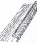 DIY Friendly Extension Springs Kit With 305mm Stainless Steel Compression Springs, 4 Pieces displayed in various sizes.