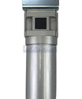 Front view of Three Quarter Inch NPT High Flow Air Regulator With Particulate Filter And Water Trap Piggy Back Auto Drain