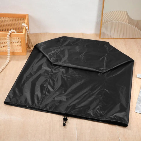 Tough As Nails EV Charger Station Cover Waterproof Rainproof Dustproof Universal Fit outdoor cover in black color.
