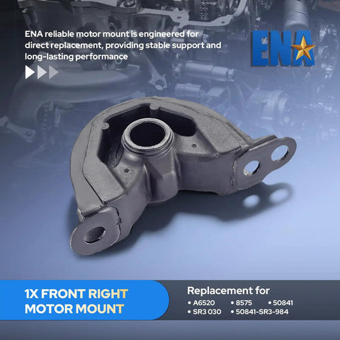 Heavy Duty Front Right Engine Motor Mount For Honda Acura El Integra Civic Crv 1994 To 2001 Shop Grade Damping Bracket side view