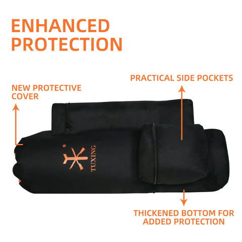 Carbon Fiber Paintball Tank Carrier Backpack For 6.8L And 9L Air Cylinders Neoprene Canvas Pouch With Polyester Lining The Go To Tank Bag