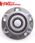 Front Wheel Bearing Hub Assembly Kit Set Of 2 For VW Tiguan Passat Jetta GTI Golf CC Beetle 2005 To 2017 Front Wheel Hub Replacement Direct Fit Durable OEM-Style close-up