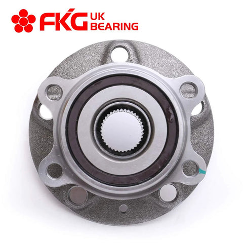 Front Wheel Bearing Hub Assembly Kit Set Of 2 For VW Tiguan Passat Jetta GTI Golf CC Beetle 2005 To 2017 Front Wheel Hub Replacement Direct Fit Durable OEM-Style close-up