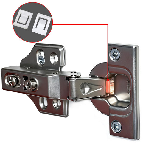 20 Pack 90 Degree Hinge Angle Limiter Clips For Concealed Cabinet Doors No Tools Required DIY Friendly Snap In Design Soft Close Hardware