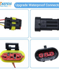 Ice Water Level Sensor Probe Kit With Harness For Commercial Ice Makers Compatible With I0600 I1400 ID0522A ID0452A ID0322A