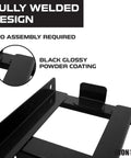 Drag Harrow Driveway Grader Attachment, 4 Ft Heavy Gauge Welded Steel, Powder Coated Black, Detail of Welded Design