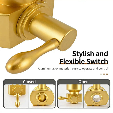 Wall Mounted Coffee Bean Dispenser With Clear Acrylic Shell And Tight Screw Lid To Keep The Stash Fresh Smooth Self Serve Bottom Pour For Beans Candy Tea Or Everyday Pantry Snacks Around Town showing a gold aluminum switch.