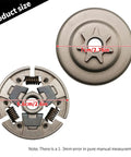 Three Eighths Pitch Seven Tooth Sprocket Clutch Drum Needle Bearing Kit for STIHL Chainsaws dimensions detail