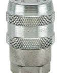 Rugged Hydraulic Coupler Body Half Inch Fourteen Thread High Grade Steel Build Pushing Ten Thousand Psi Straight Shooting Flow Built Like A Tank For Heavy Duty Industrial Crews Ready To Roll