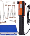 Induction Heater 1100W 110V Handheld Tool With 10 Coils, heavy duty magnetic heating tool, blue case, and power cord