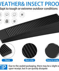 Eight Pack 8 Inch Plastic Composite Shims for Furniture Doors Toilets and Tables with Extreme Load Support, Anti Slip Design