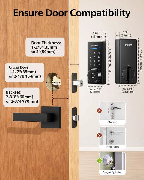 Heavy Duty WiFi Smart Door Lock Featuring Fingerprint Sensor Entry And Keyless Access Straight Up Solid Home Security With Seamless Mobile App Monitoring Real Time Open Close Alerts And Total Hub Free Setup