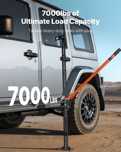 48 Inch High Lift Farm Jack Featuring A Badass 7000 Pound Ratcheting Build For Off Road Recovery And Pickup Truck Or Suv Bumper Lift Designed To Shred Nasty Dirt Tracks All Summer Long