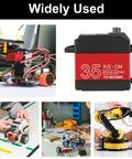 2 Pack Beefy 35Kg High Torque RC Servo Motors Waterproof Full Metal Gear Steering Servo used in RC cars and robots