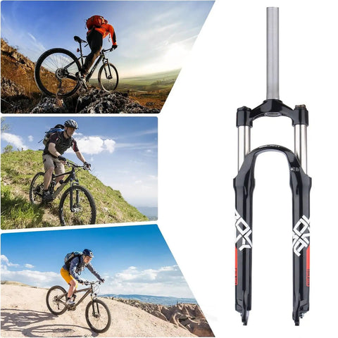 Lightweight Aluminum Alloy Front Fork With 105mm Travel For 26 27.5 29 Inch Mountain Bikes, Tough As Nails Trail Ready Suspension