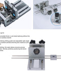 Dowel Jig Kit With Quick Release, Pro Grade Self Centering And Adjustable 6mm 8mm 10mm Drill Sleeve Options, Aluminum Body
