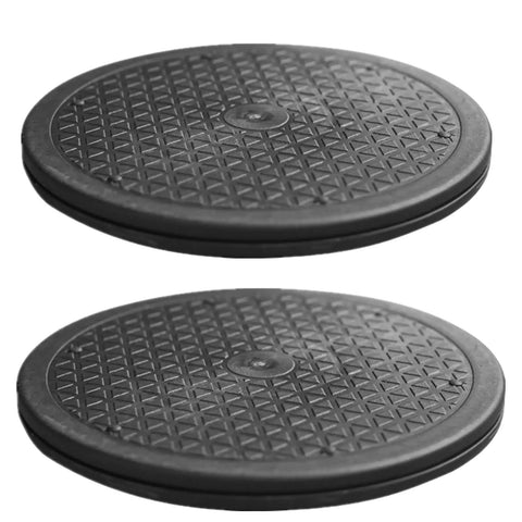 2 Pack 12 Inch Heavy Duty Rotating Display Stand With 360 Degree Spin And Steel Ball Bearings Lazy Susan For Plants Crafts Monitors TVs Stereos Sculptures And More