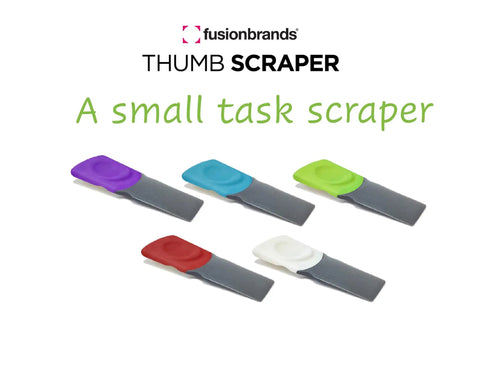 Thumb Scraper Tool 2 Pack For Quick Sticker Removal And Grime Cleanup, A Dope Multi Use Plastic Scraper With Non Slip Grip For Price Tags Wax Gum And More, Perfect For Home Office Car And Garage Cleanups