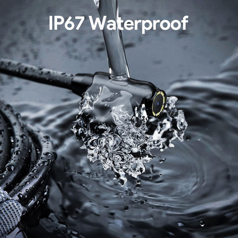 Industrial Borescope Tool With 4.3 Inch IPS Screen Bluart 3.0 Tech HD Endoscope Camera Lights IP67 waterproof feature demonstration