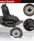 Left Front Wheel Bearing Hub And Driver Steering Knuckle Assembly For Escape 2013 2019 Direct Replacement Fits 2.0L 2.5L