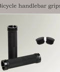 Universal Lock On Bike Handlebar Grips Includes Two End Caps Beefy Aluminum Alloy Lock Rings For A No Slip Grip On Mountain Bikes And Standard Bicycles 22.2mm Inner Diameter Fits Most