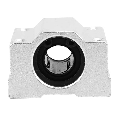 Rock Solid Aluminum Alloy Linear Motion Ball Bearing Slide Block Bushing, facing front, showcasing sealed bearing design.