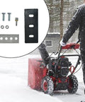 Upgrade Your Two Stage Snow Blower With This Universal 3 Blade Impeller Kit To Boost Throwing Power And Efficiency By Reducing The Gap For Smashing Through Heavy Winter Flurries And Popping Clear Driveways Effortlessly, including a impeller kit shown with small parts.