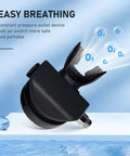 Mouthpiece of 1L Mini Scuba Tank With Mask DOT Certified Portable Diving Air Tank 3000 PSI Max Pressure Pony Bottle