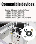 HP6032 Hydraulic Steering Service Kit For Seastar And Baystar Marine Hydraulic Power Systems with parts layout on a boat