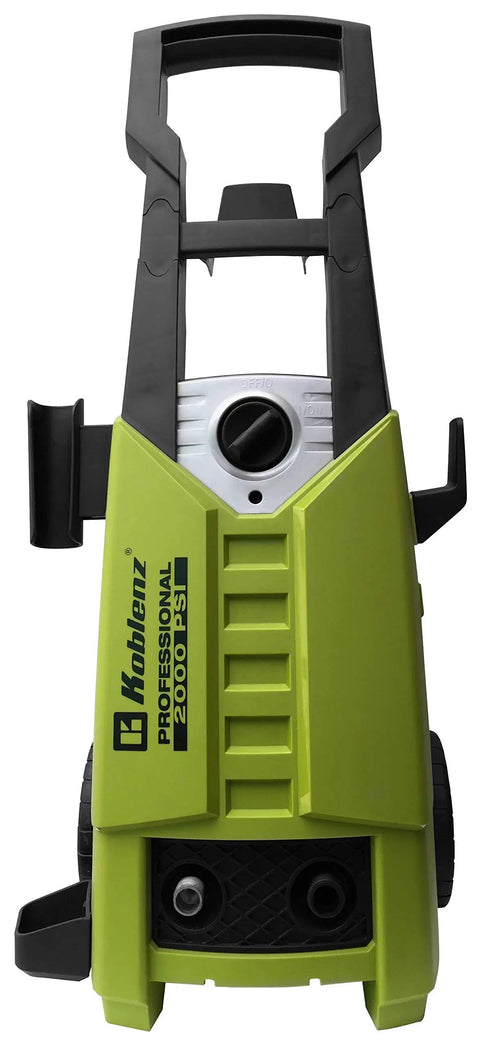 Green Powerful 2000 Psi Electric Pressure Washer For Home Cleanup On Driveways Decks Patios And Cars With 1.32 GPM and 16.4 Ft Hose