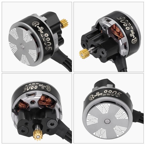Beefed Up 2205 2200KV Brushless Outrunner Motor With Mount And 30A ESC for TRX4M 1/18 RC Crawler Upgrade, close-up view