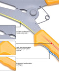 Must Have 13 Piece Miter Spring Pliers Kit With Clamp Combo For Woodworking Pros. Perfect Tools To Grip, Hold And Craft Like A Boss On Any DIY Project Today. metal pliers with orange grip