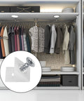 120 Pcs Drawer Wedges With Stainless Steel Screws Kit For Furniture Sagging Drawers in wardrobe installation view