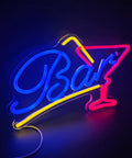 Neon Led Happy Birthday Sign Light Up For Party Wall Backdrop Decor Big 24x8 And 15x8 Inches White Neon With 12V 2A Power Dimmable