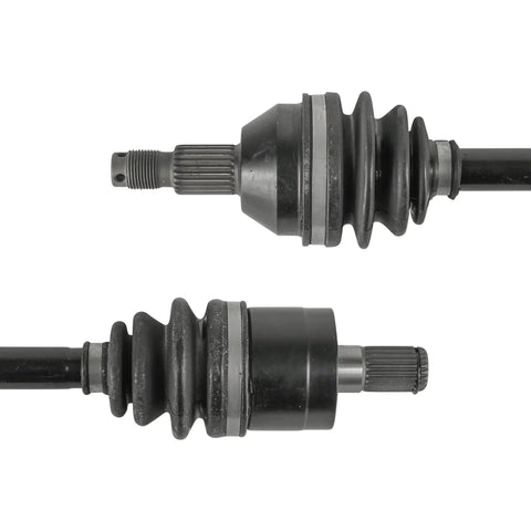 Rear Right Complete CV Joint Axle For Honda Rancher 420 TRX420FA TRX420FPA 4x4 AT EPS 2009 2010 2011 2012 2013 2014 Replacement Direct Fit Beefed Up Heavy Duty OEM Grade Assembly Built For Rugged Off Road Use, shown with booted CV joints