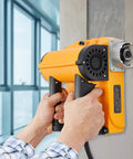 Heavy Duty Electric Wall Planer With Adjustable Scraping Depth 0.04 To 0.16 Inches, Handheld Concrete Scraper and drywall removal tool in use.